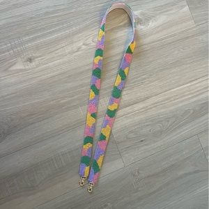 Colorful camo beaded strap